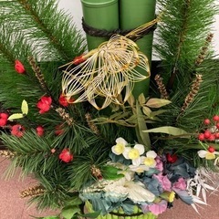 ★お正月飾り★本格派　門松　造花の画像