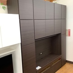 キャビネット付きハイタイプテレビボード【トレファク 川越店】
