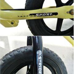 STRIDER Sport ストライダースポーツモデル　イエロー　幼児用自転車　動作良好 ペダルなし バランスバイク　対象年齢　1歳半〜5歳の画像
