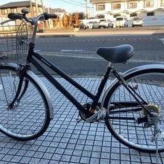 27インチ自転車】美品❗️使用少ない❗️6段変速 LEDオートライト付