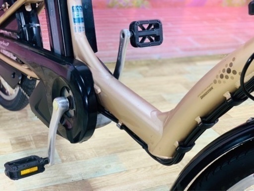 ❶5812子供乗せ電動アシスト自転車ブリヂストン20インチ良好バッテリー