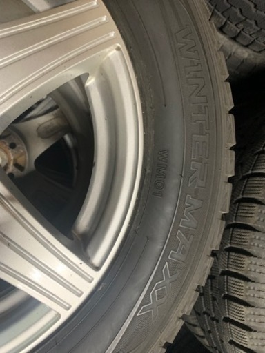 195/65R15 ダンロップ　winter maxx wm01 weds