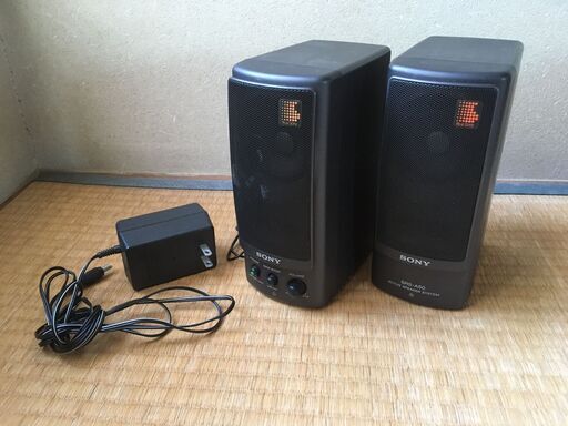 SONY アンプ内蔵ミニスピーカーSRS-A50 電源アダプター付き