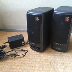 SONY アンプ内蔵ミニスピーカーSRS-A50 電源アダプター付き