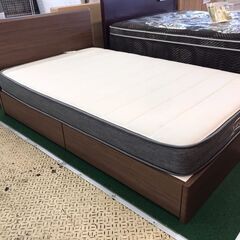 【愛品館八千代店】ニトリ　セミダブルベッド　Nスリープハード02VB