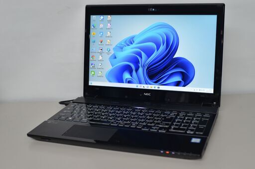中古ノートパソコン NEC PC-GN358BCAB Windows11+office 爆速SSD512GB+HDD1TB core i7-7567U/メモリ8GB/15.6インチ/無線/カメラ/ブルーレイ