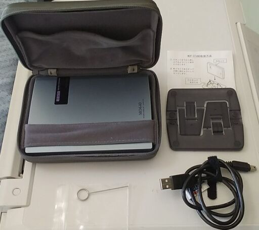 【I-O  DATE】《PORTABLE  DRIVE》「機種名ーーー→MO640」未使用品の自宅保管品です。