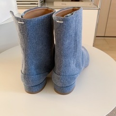 新品 Maison Margiela Stitch デニム アンクルブーツの画像
