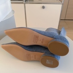 新品 Maison Margiela Stitch デニム アンクルブーツの画像