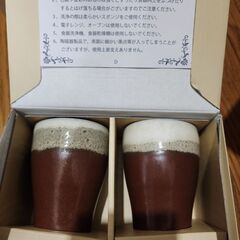 新品未使用 高級ビアタンブラー ビアカップ 2客揃 ペアの画像