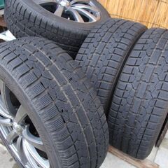スタッドレスタイヤ,ホイール４本セット２２５/５５Ｒ１７の画像