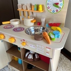 ウッディワールド　木製キッチンセットの画像