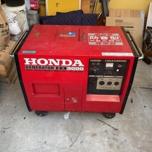 ★セル1発始動★ホンダ100v防音型発電機 EX3000 ポータブル発電機