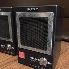 SONY アンプ内蔵ミニスピーカーAPM-007AV  電源アダプター付きの画像