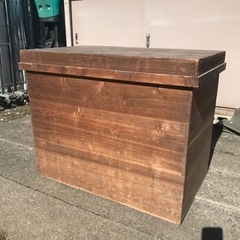 【レトロ】木箱　貯蔵箱　古道具　古民具　農具