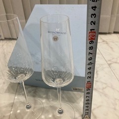 wedgwood ペア　シャンパングラス　未使用の画像