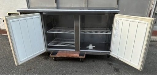 【動確済み】ダイワ 業務用 テーブル型 冷蔵庫 5061CD-EC 328L 1500×600×800 台下冷蔵庫 コールドテーブル 厨房機材 2ドア 厨房 大阪発