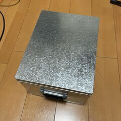 無印良品 トタンボックス 大 廃盤品の画像