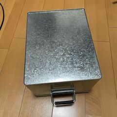 無印良品 トタンボックス 大 廃盤品の画像