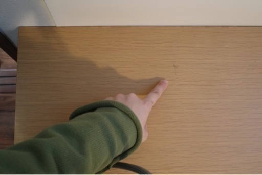 無印良品　オーク製　デスク