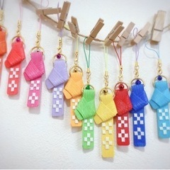 【ハンドメイド】ミンサーデザインのさんぐわぁー♪ 魔除けとして！...