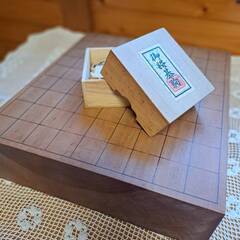 <お値下げ＞レトロ 将棋セット　将棋盤・駒