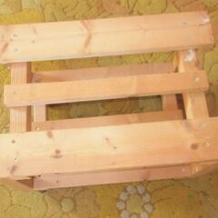 キャスター付き木製台【詳細を読んでから問い合わせしてください】の画像