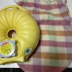 立つ湯たんぽの画像