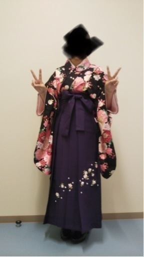 至急！一度のみ試着のみ　袴セット