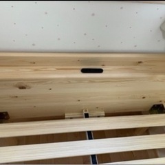 シングルベッドです。の画像