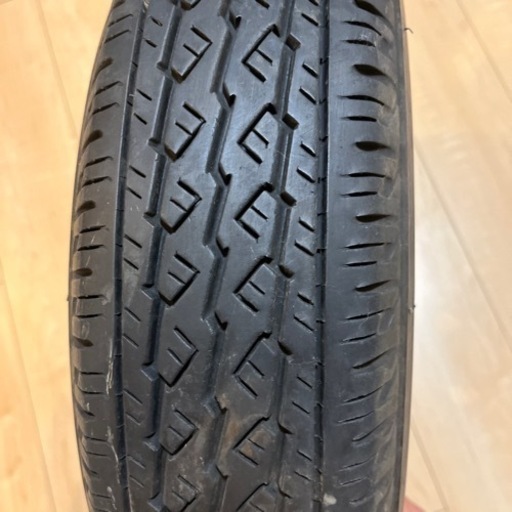 鉄ホイールタイヤ4本セット 145R12LT