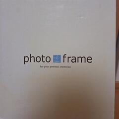 時計付きフォトフレーム　未使用品の画像