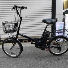 【受け渡し予定者が決まりました。】電動アシスト自転車　パナソニック　シュガードロップ　20インチ  バッテリー大容量　13.2Ah 充電器付きの画像