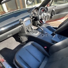 マツダ　ロードスター❗️車検たっぷり！パドルシフト　社外ナビ　フルセグTV ETCの画像
