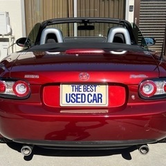 マツダ　ロードスター❗️車検たっぷり！パドルシフト　社外ナビ　フルセグTV ETCの画像