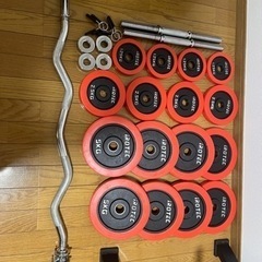ダンベル、プレート、EZバー