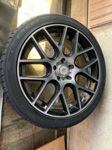 ホイール　４本セット　19インチ　PCD114.3x5穴　オフセット45