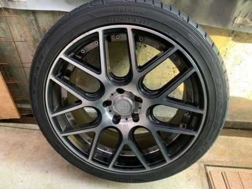 ホイール　４本セット　19インチ　PCD114.3x5穴　オフセット45