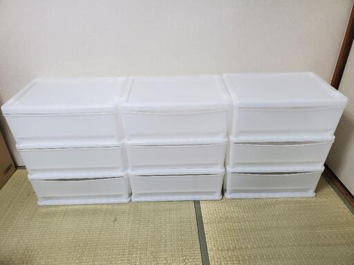 【11/14まで】ニトリ 3段収納ケース×3個