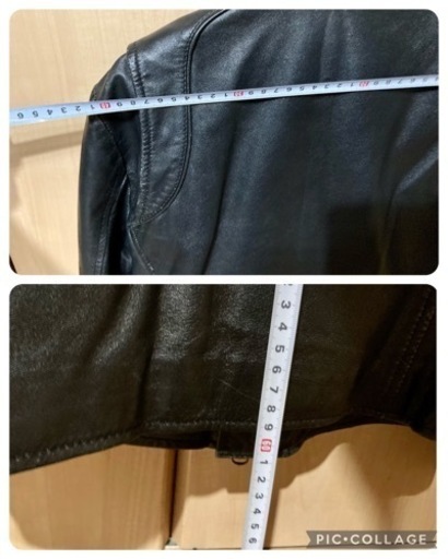 本物　羊革　ラムレザー　シングルライダース