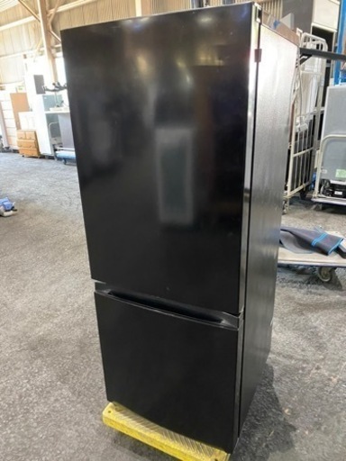 北九州市内配送無料　保証付き　2021年　冷蔵庫 AT-RF150-BK [2ドア /右開きタイプ /154L] [冷凍室 46L]