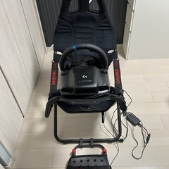 Logicool G ハンコン G923 Playseat Challengeセット 動作確認済み PS5 PS4 PC ハンドル コントローラー レーシング ゲーの画像