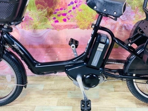 ❸5823子供乗せ電動アシスト自転車ブリヂストン20インチ良好バッテリー