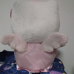 ハローキティ＊天使キティぬいぐるみ 50×35cm 【USED】エンジェルキティの画像