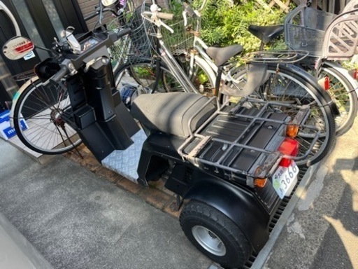 売り切りセール！！ジャイロX カスタム ミニカー登録 キー無し