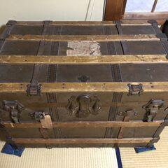 イギリスアンティーク‼︎大きな船トランク‼︎ 中古品 イギリスアンティーク‼︎大きな船トランク‼︎ 中古品 Yahoo