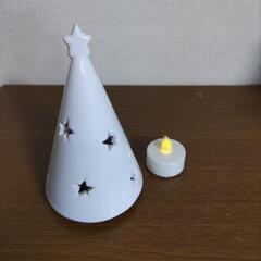 【感謝‼️お引取先決定】ツリー型オブジェ(灯り付き)