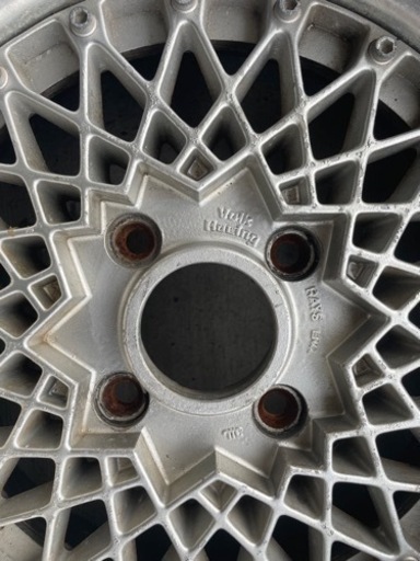 RAYS VOLK RACING 15インチ PCD114.3 4穴　アルミホイール2本タイヤ付き