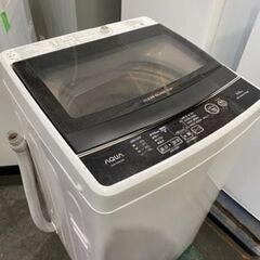 福岡市内配送設置無料　2022年　AQUA 5.0kg 全自動洗濯機 AQW-G5MJ-W （ホワイト） 洗濯機本体