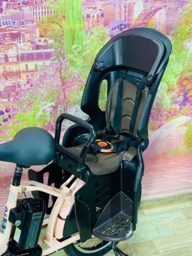 ❶5822子供乗せ電動アシスト自転車ブリヂストン20インチ良好バッテリー